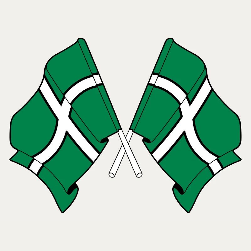 Drapeaux croisés du Devon