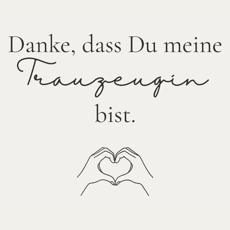 Danke Trauzeugin