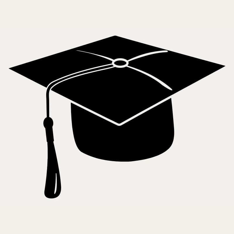 Hauben- oder Hutlogo für die Prüfungspräsentation