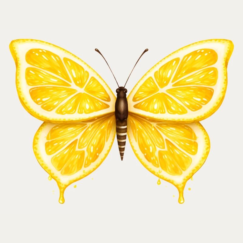 Ailes de citron – Papillon Fruit Lumineux