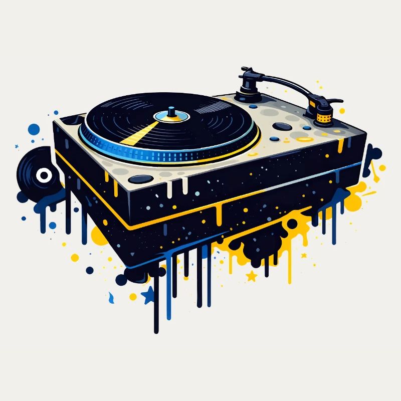 Graffiti Turntable Design
