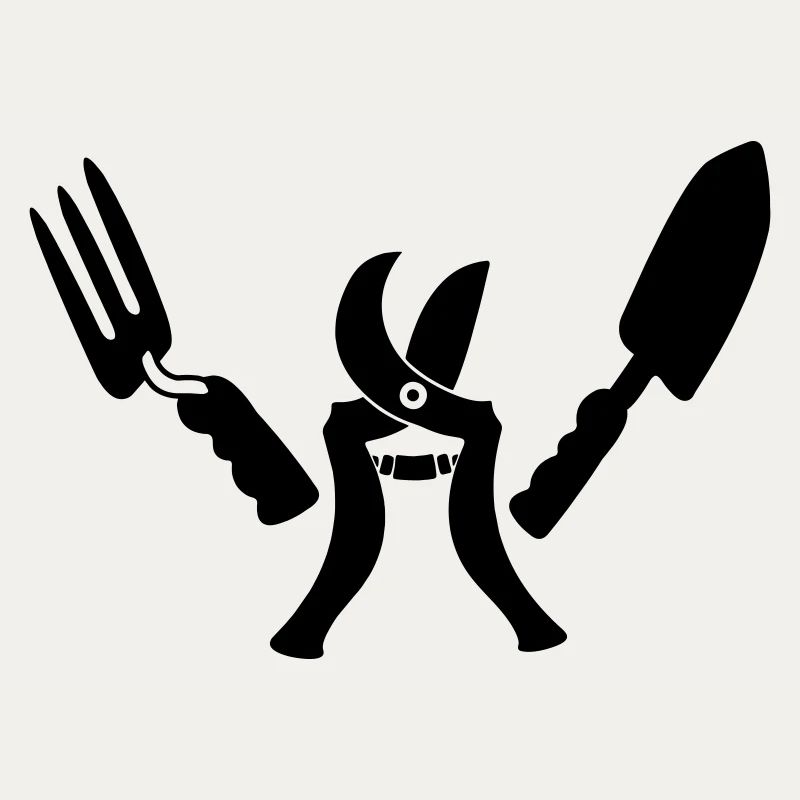 Gartengärtner bereit