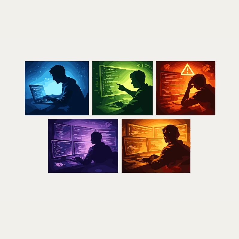 Ombre de code multi-écran