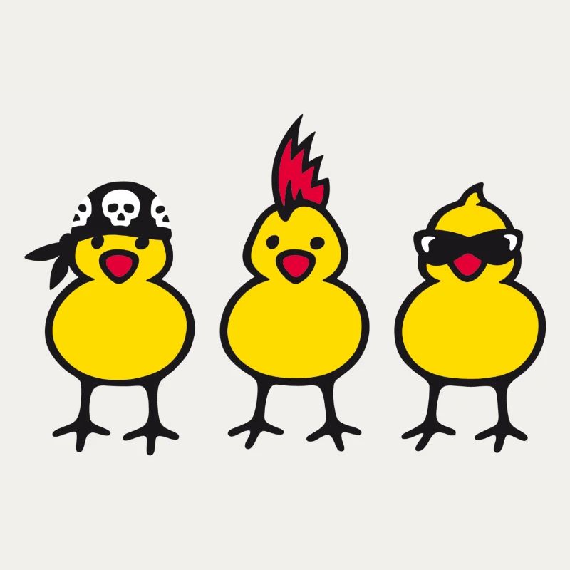 Three Chicks