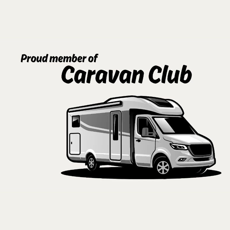 Caravan Graphic Silhouette