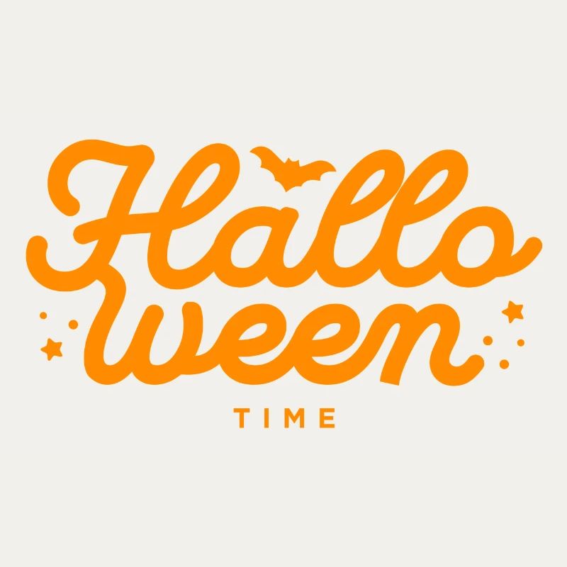Conception de typographie de couronne d’Halloween