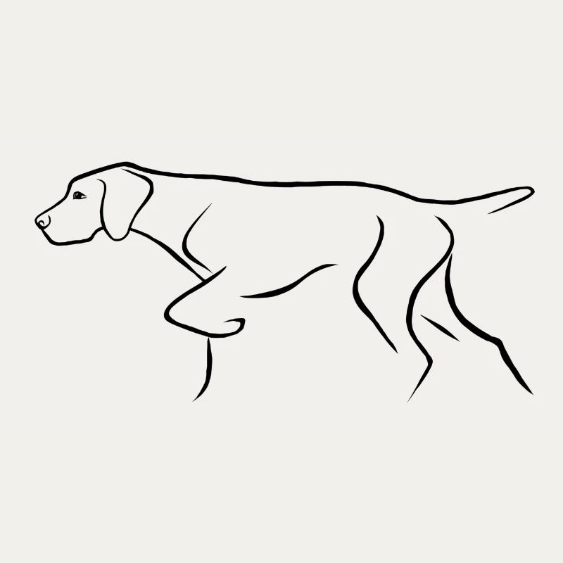 Pointing dog