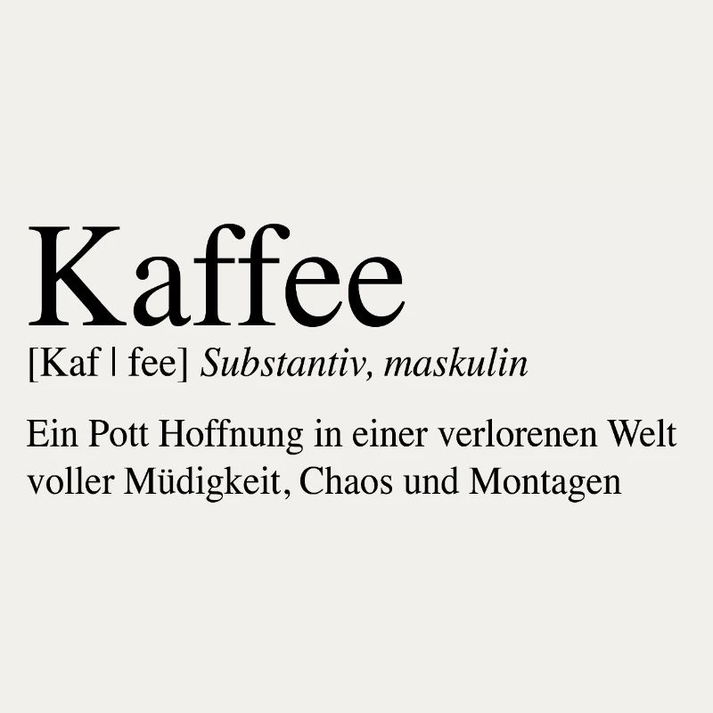 Kaffee - Ein Pott Hoffnung ...