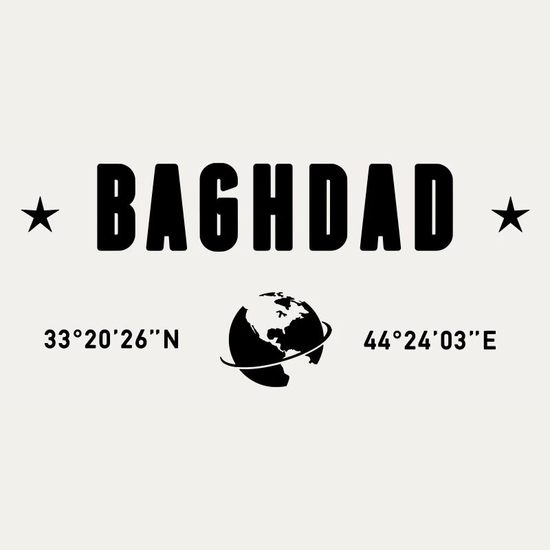Baghdad Iraq Coordinates Planet Earth