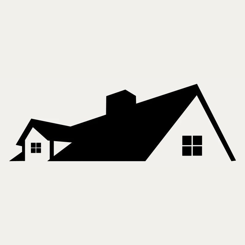 Logo maison logo simple