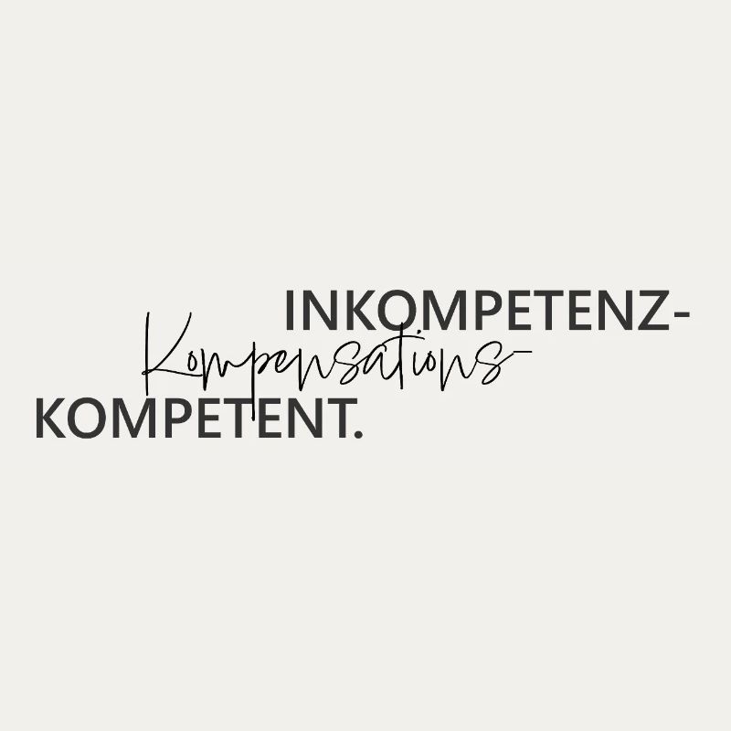 Inkompetenz Kompensations Kompetenz Wortspiel