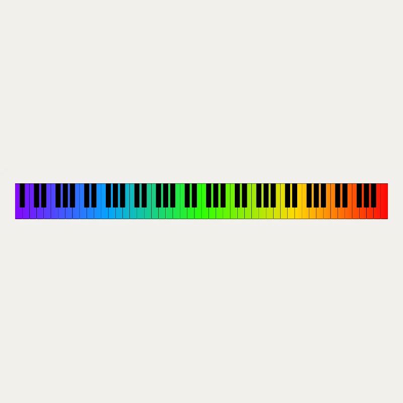 Rainbow keyboard