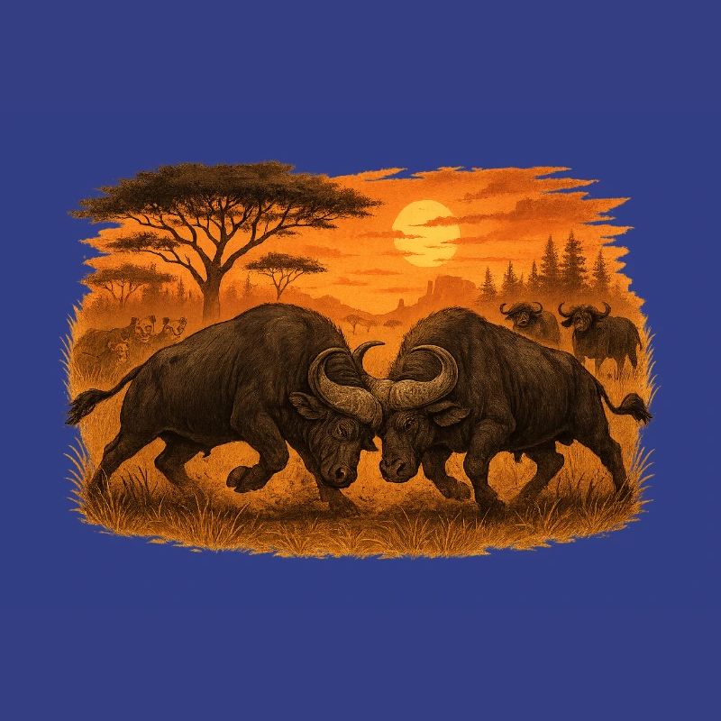Bataille de Buffles – Puissance Sauvage.