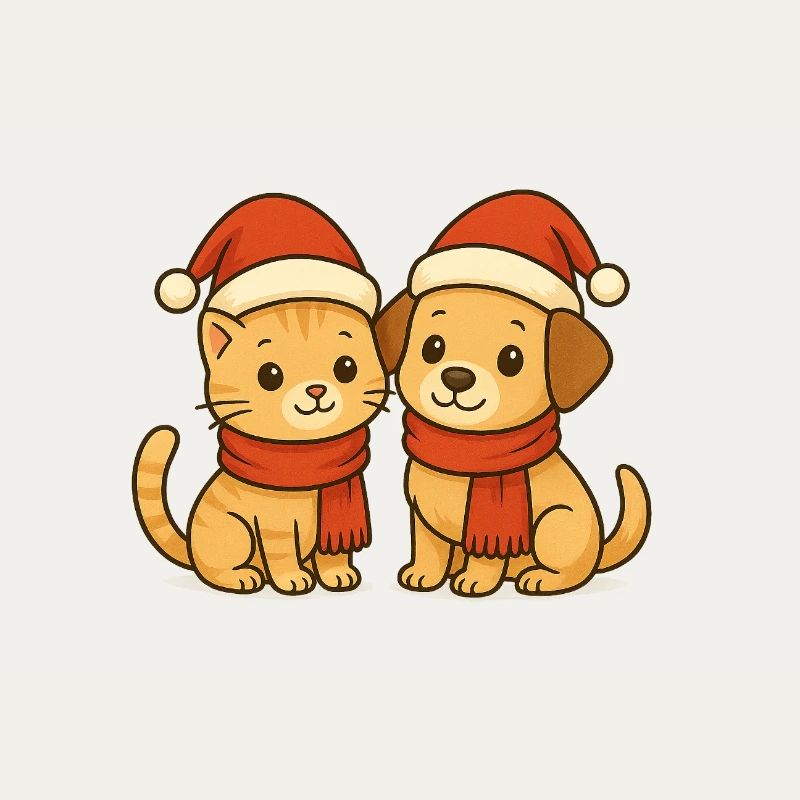 Duo de Noël Amis de compagnie