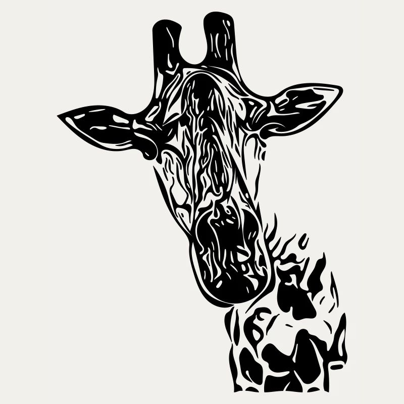 Girafe Vector Vintage