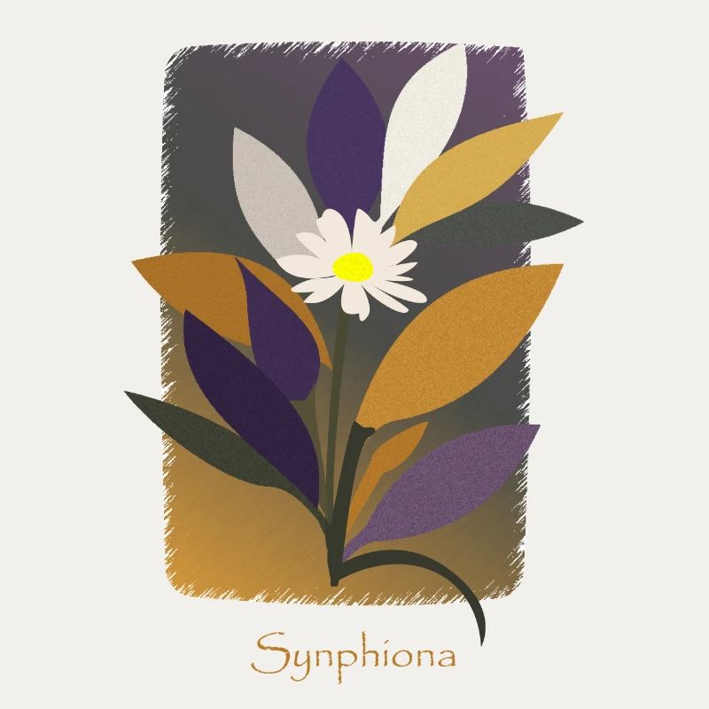 Fleur de Synphonia aux Couleurs Chaleureuses