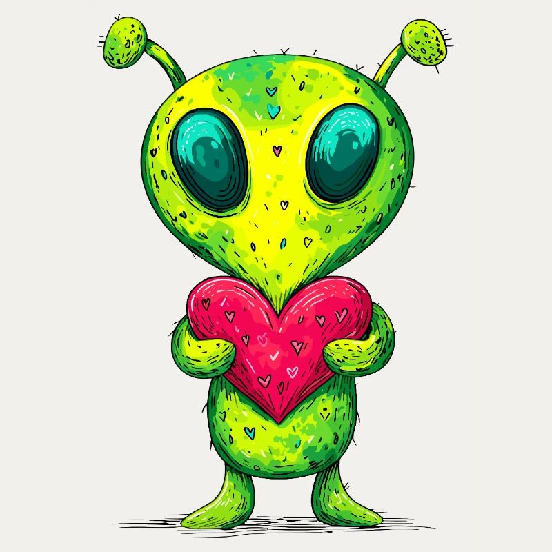 Alien mit Herz