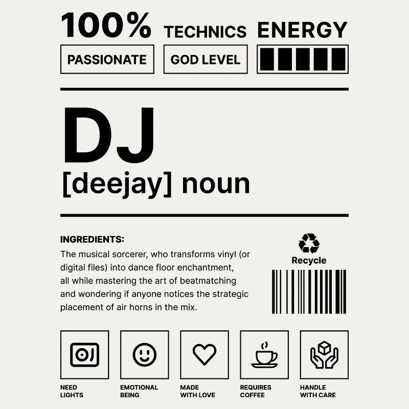 Deejay Vibes Black