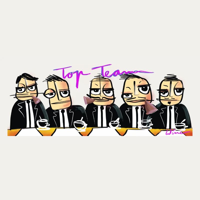 Kaffeebecher - Top Team