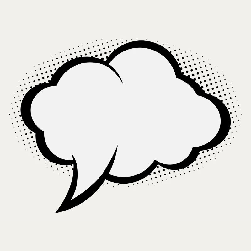 Bulle d'expression de bande dessinée