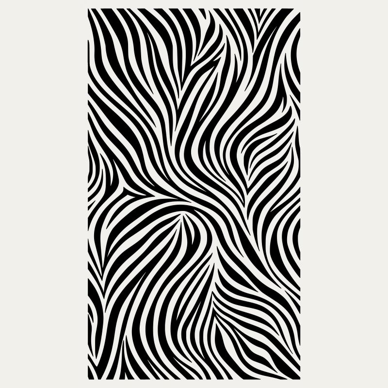 Zebra Stripe Zebra Pattern Stripe Black White