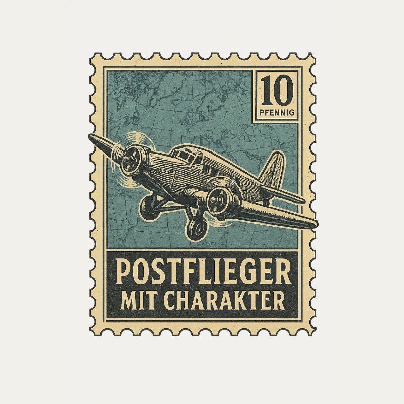 Aunt Ju52 Postal Flyer Stamp