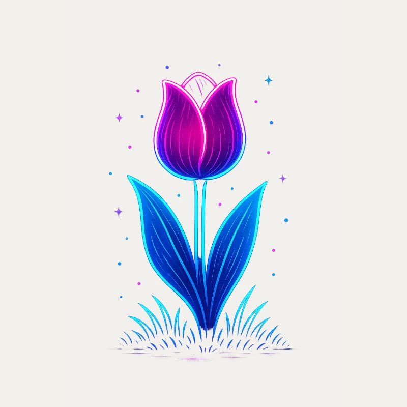Tulipe néon