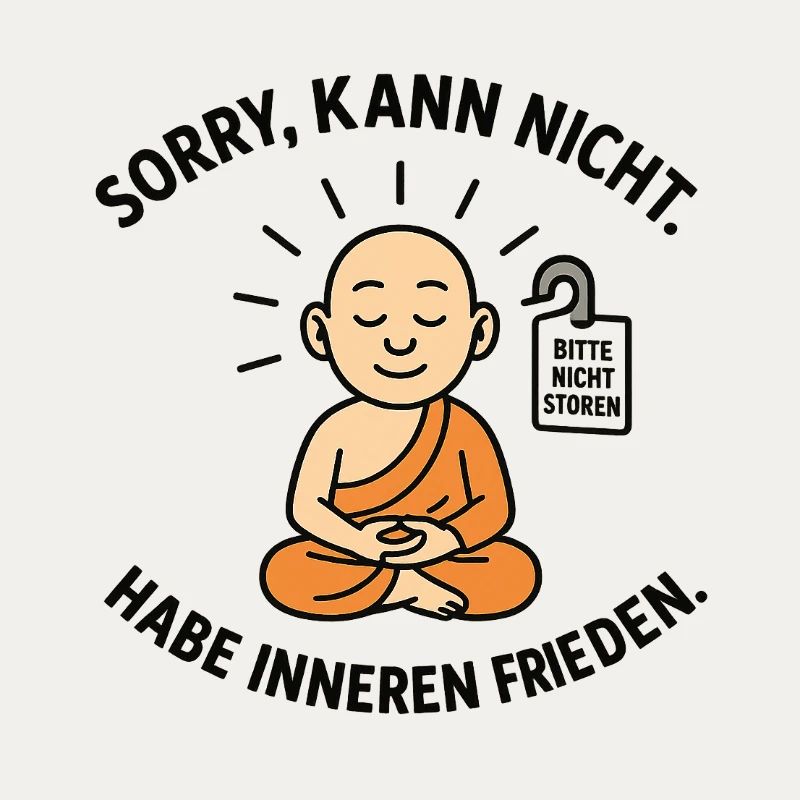 Innerer Frieden Mönch Spruch