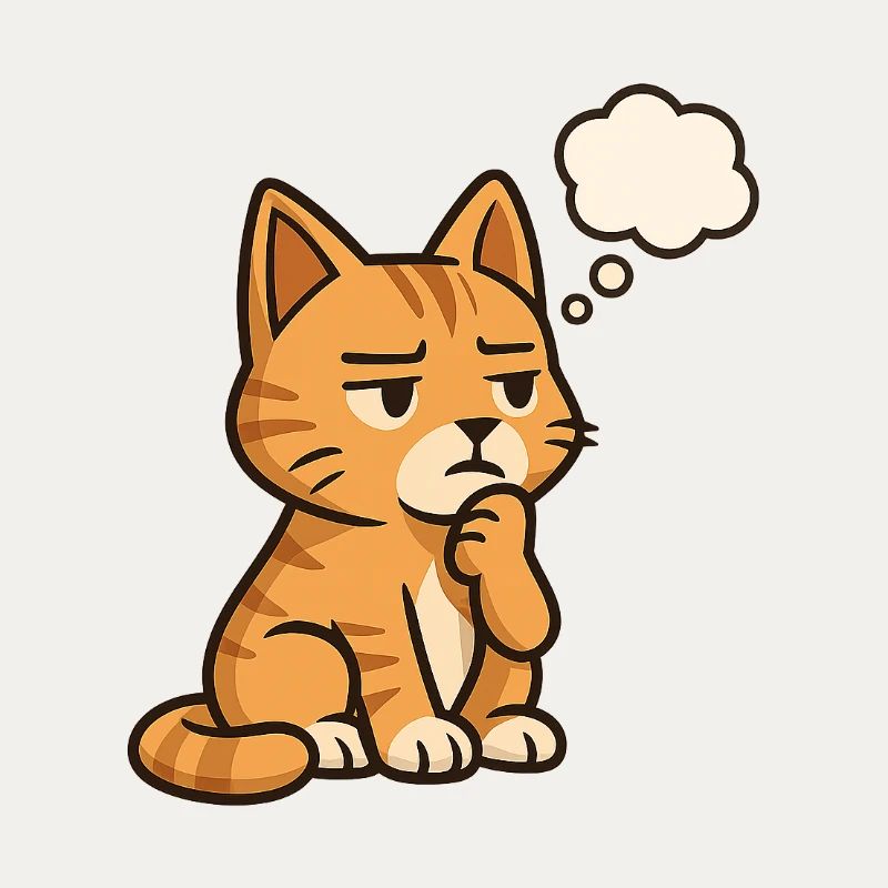 Chat-Réfléchi
