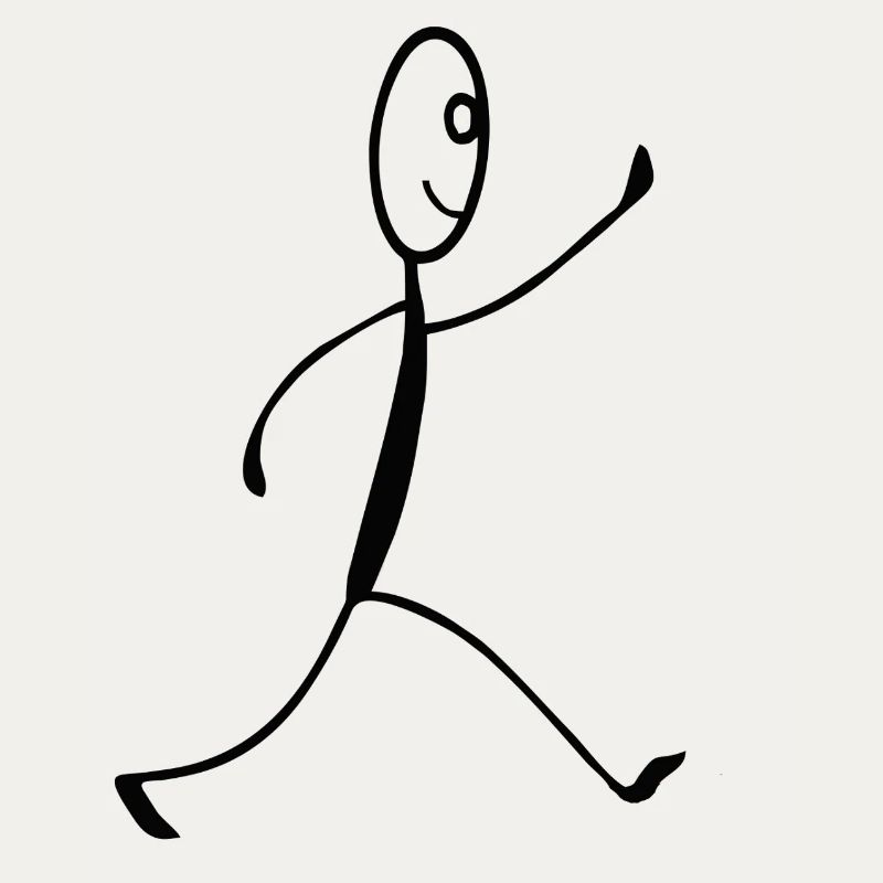 Figure en course