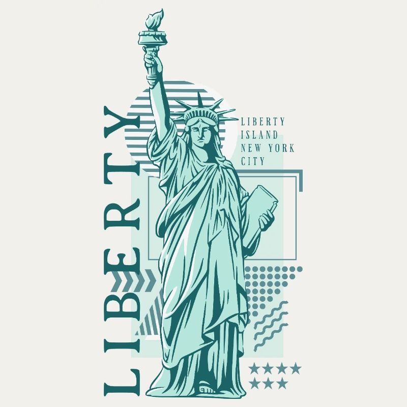 Liberté Bleu Vintage