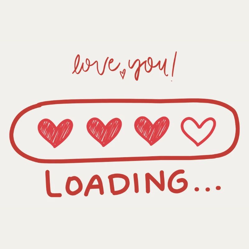 Herz-Loading Liebe