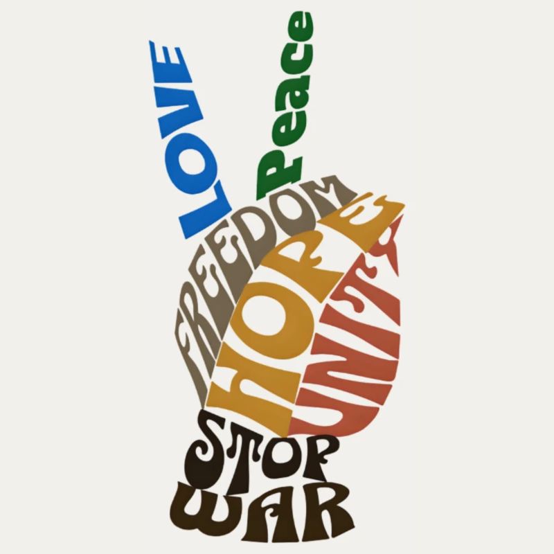 Message vibrant Liberté Design