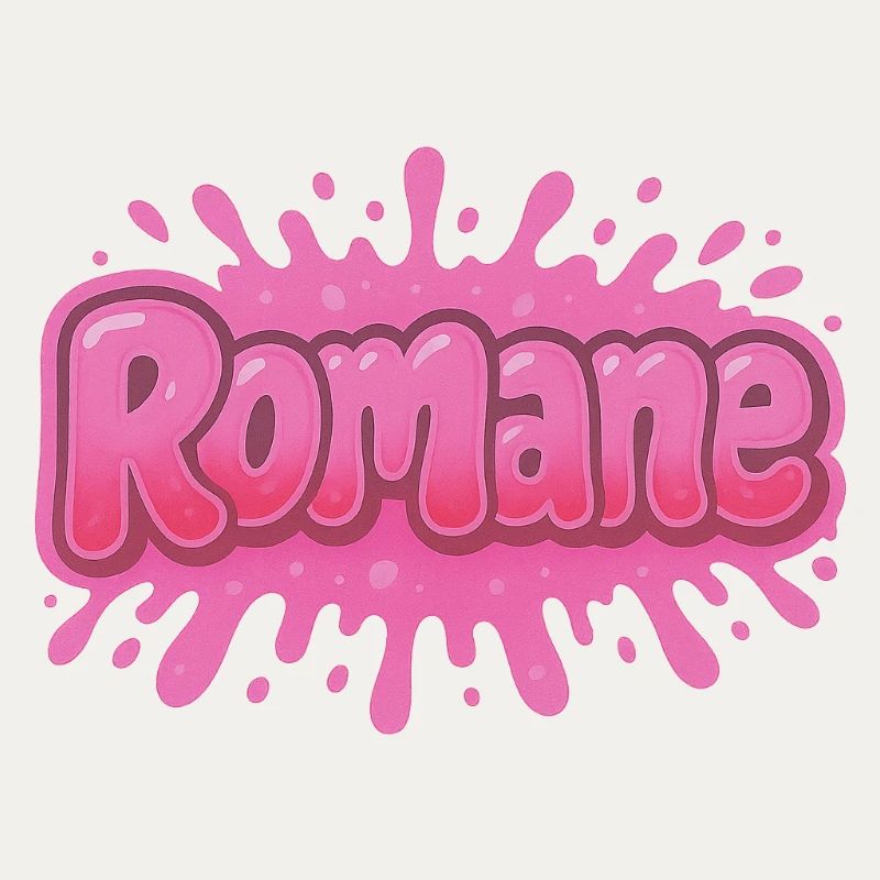 Graffiti Romane Name Gift Ideal Printable su