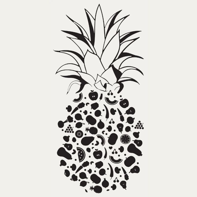 Früchte als Ananas