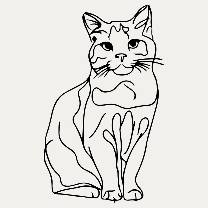 Cat_ dessin au trait
