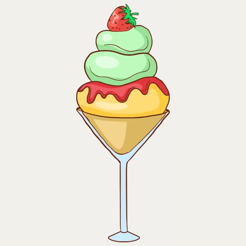 Eis Speiseeis Eiskrem Eiscreme Kugeleis Eisbecher