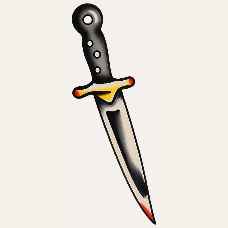 Classic Tattoo Dagger