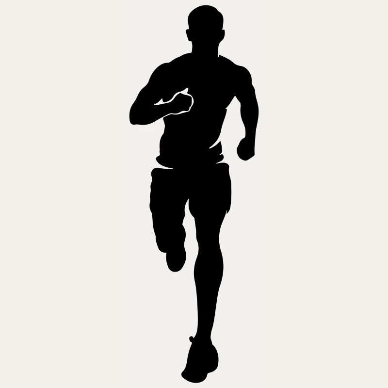 Marathon Runner Silhouette Marathon