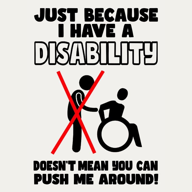 Even though I have a disability, wheelchair does not push #