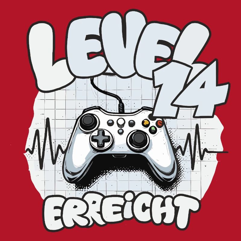 Level 14 Reached Controller Joypad Heartbeat