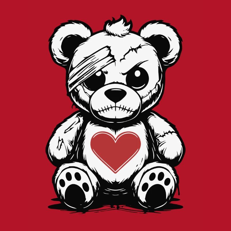 Grumpy Teddy with a good Heart