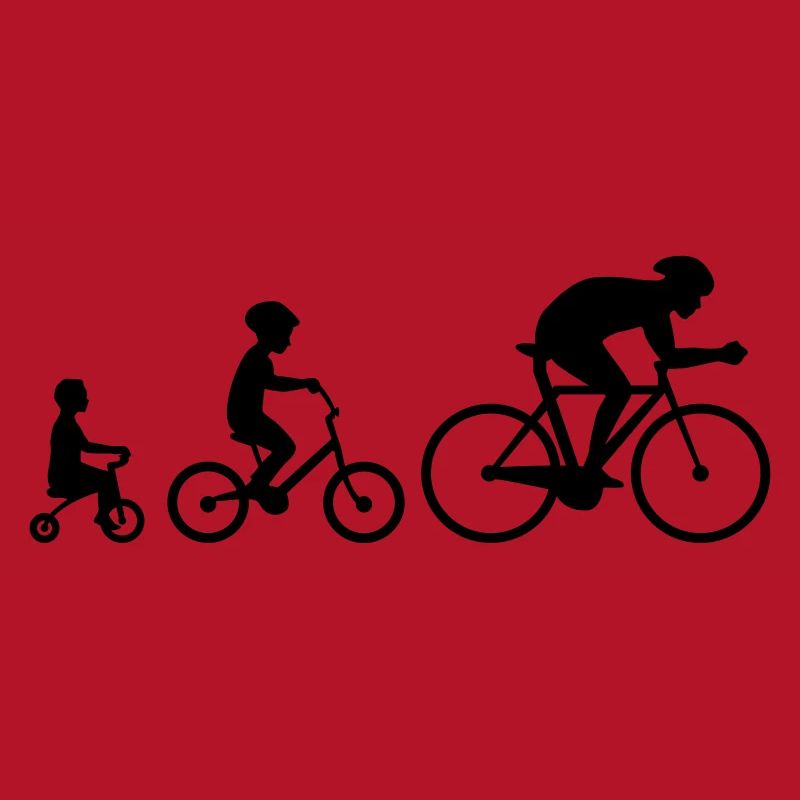 Evolution Of A Cyclist