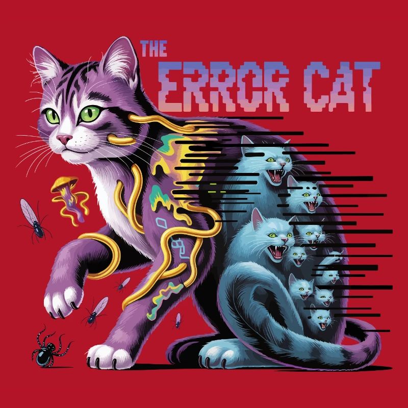 Die irrende Katze Digitale Kunst