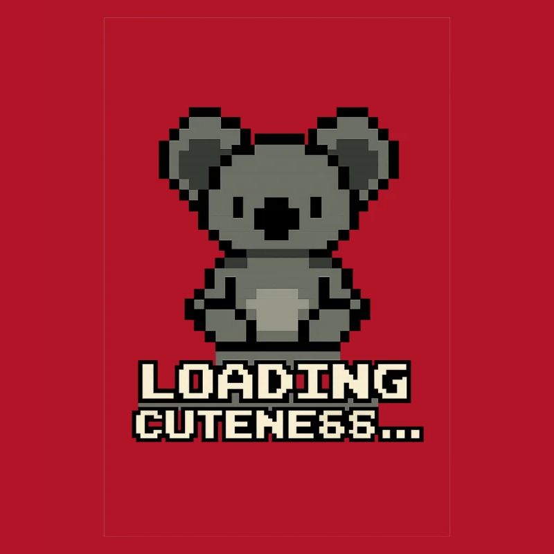 Pixel Koala Loading Cuteness