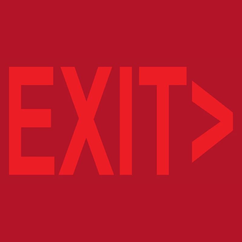 Exit / Exit / Emergency Exit