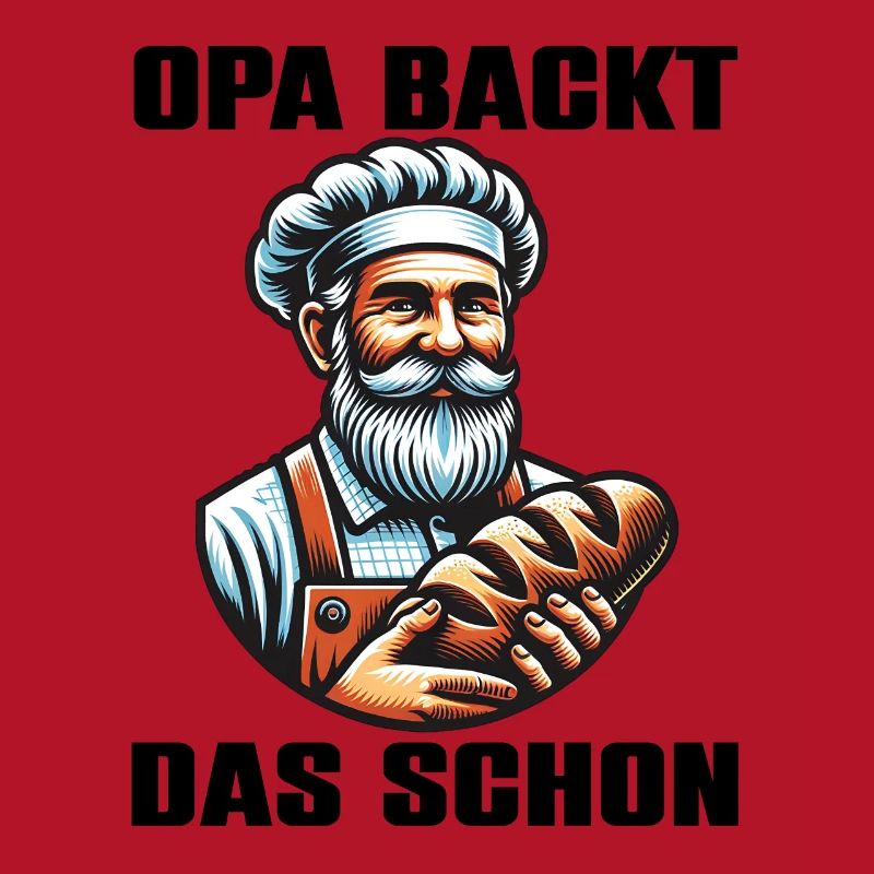 Opa backt das schon - Bäcker mit Broten