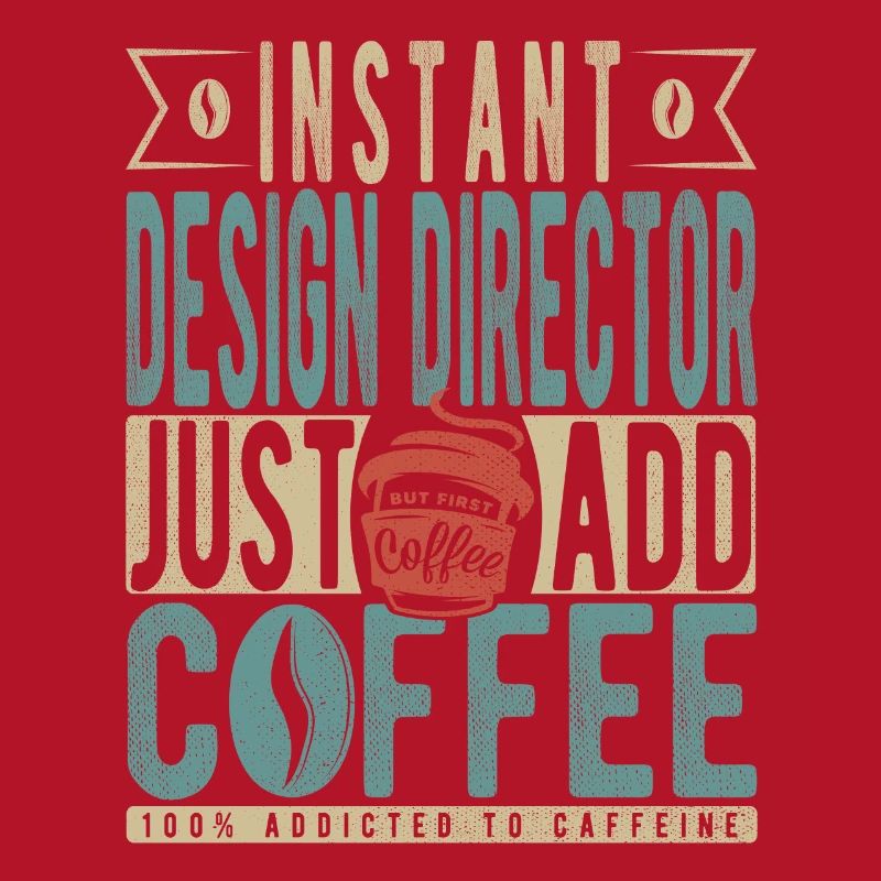 Directeur de la conception instantanée Il suffit d’ajouter du café
