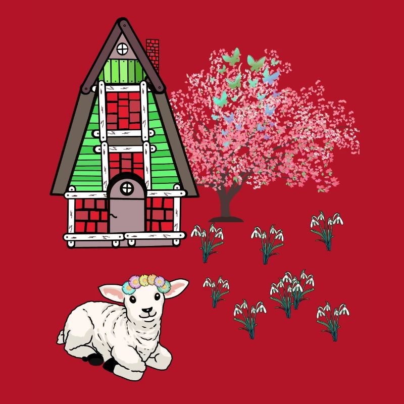 Happy Easter Lamb Schaff Easter Nature Spring