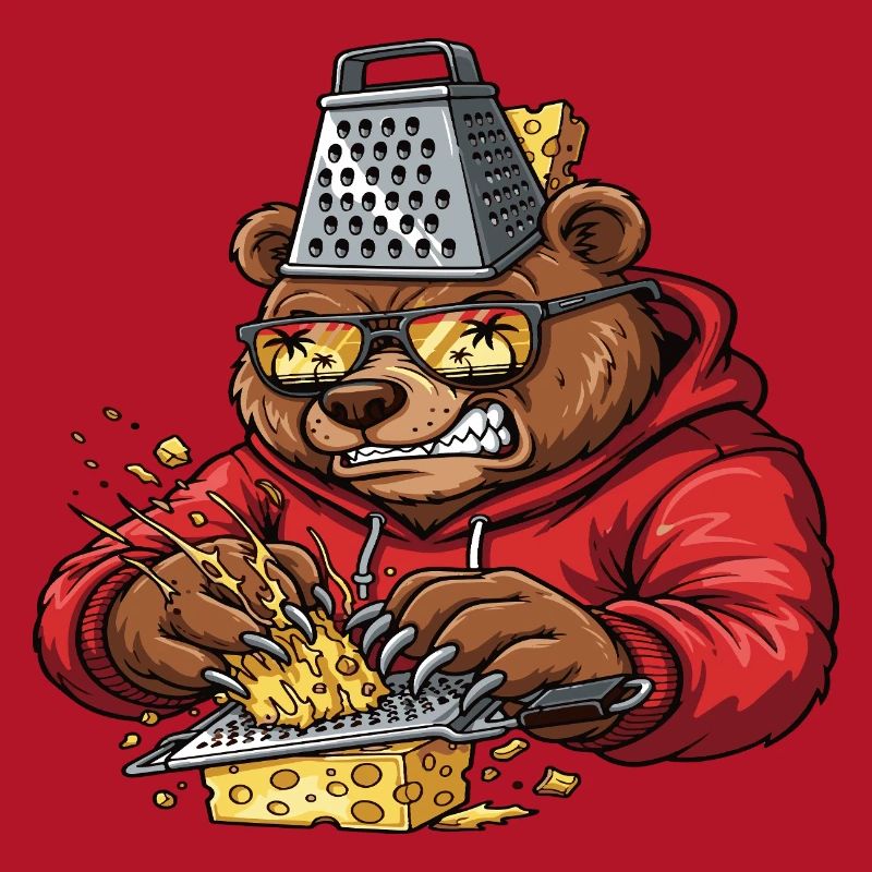 Écraseur de fromage à râpe à ours